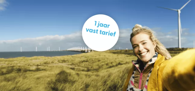 1 jaar vast + tot  € 200 cashback
