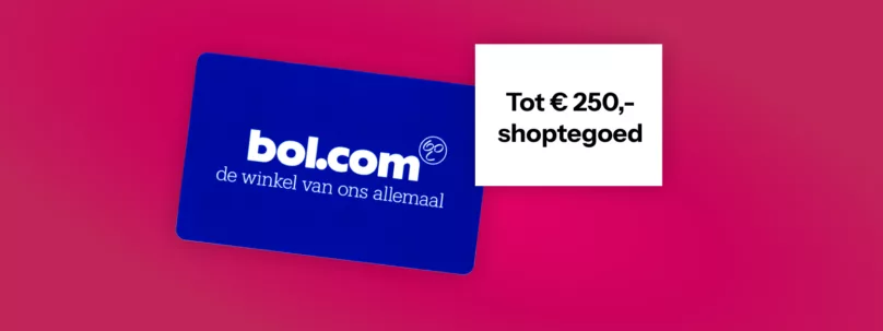 Gratis Bol.com shoptegoed  tot €250,-